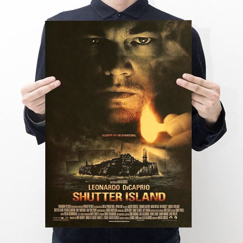 Movie Shutter Island Kraft Paper Poster Home Decoration Print