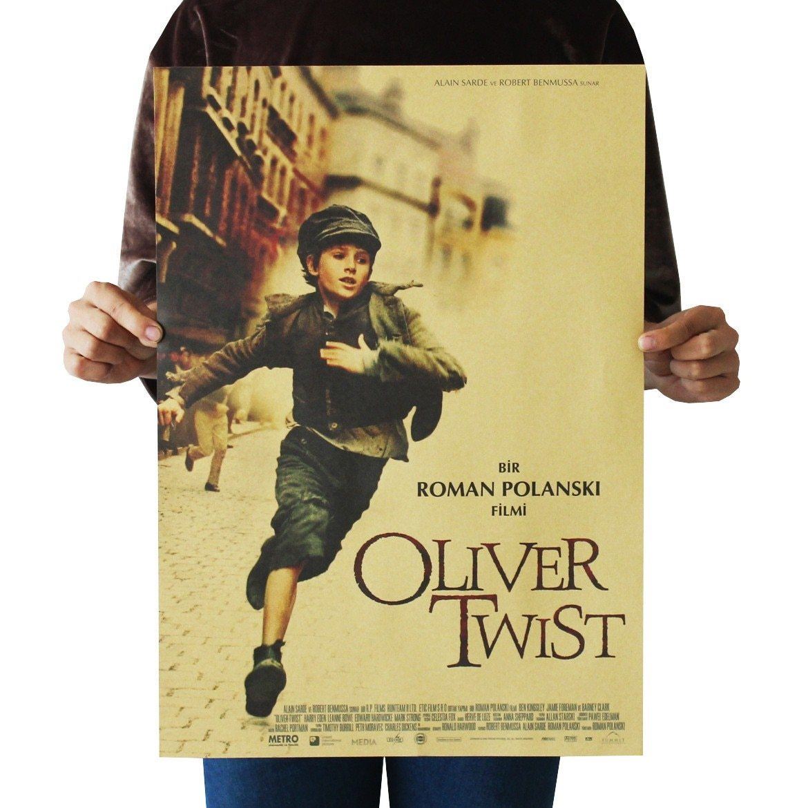 movie Oliver Twist Kraft Paper Poster Home Wall Room Decoration Painting 50.5x35