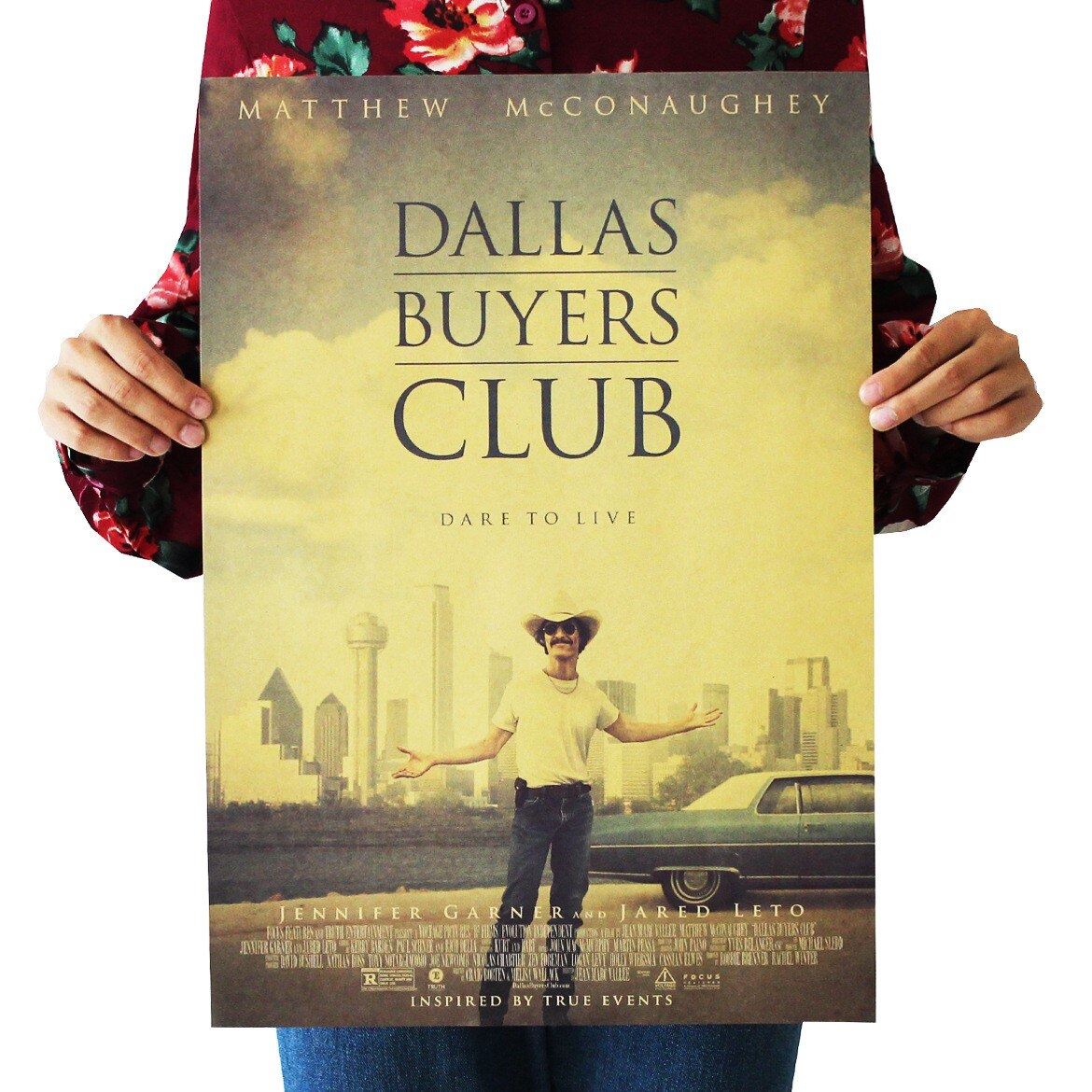 Movie The Dallas Buyers Club Kraft Paper Poster Home Wall Room Decoration Painti