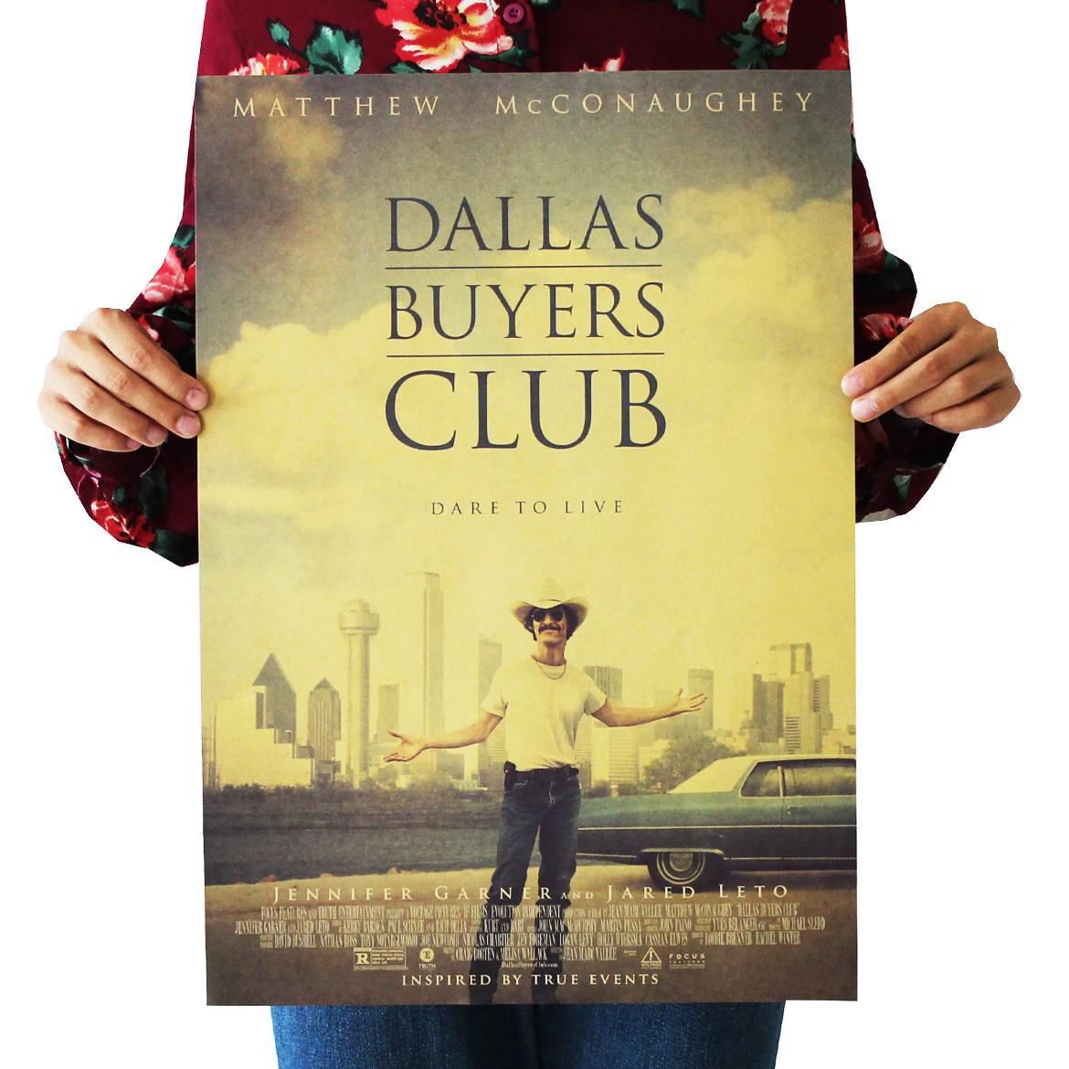 Movie The Dallas Buyers Club Kraft Paper Poster Home Wall Room Decoration Painti