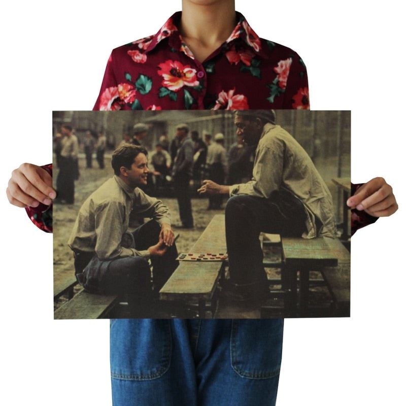 Movie The Shawshank Redemption Series Retro Poster Home Wall Decoration Kraft Pa