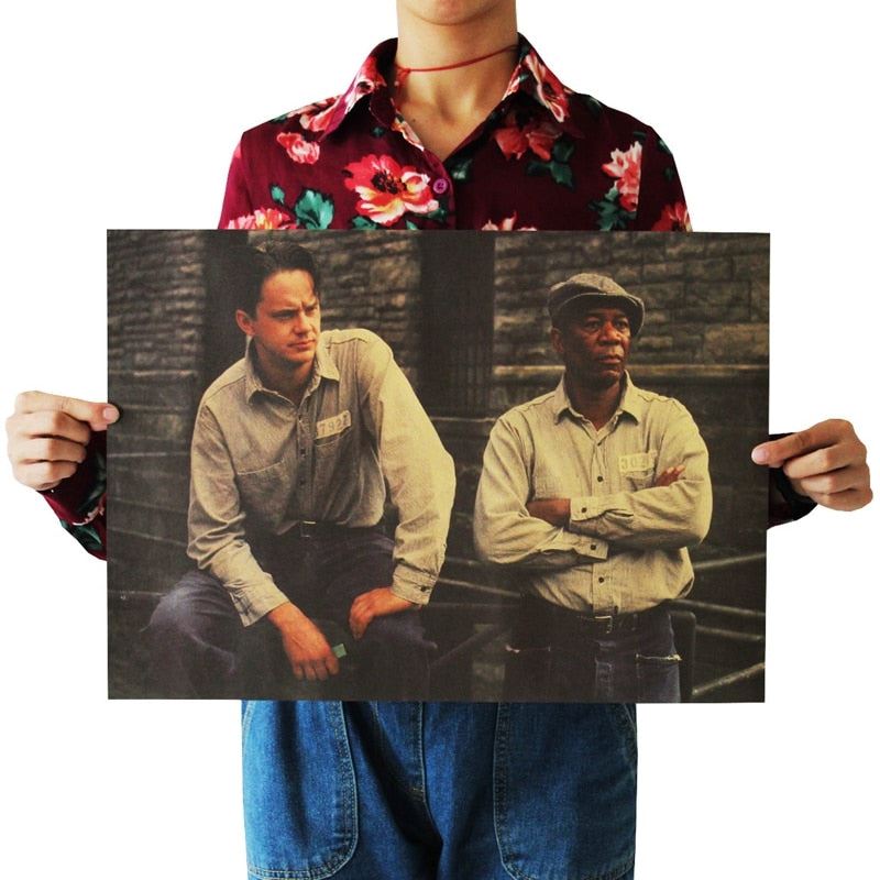 Movie The Shawshank Redemption Series Retro Poster Home Wall Decoration Kraft Paper