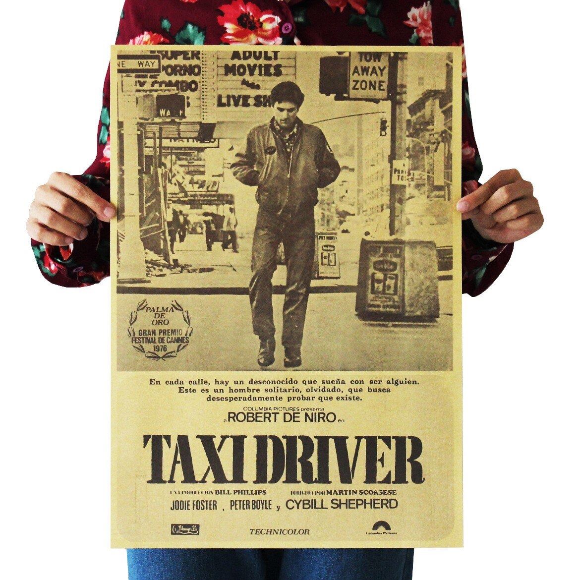 Movie Taxi Driver Kraft Paper Poster Home Room Wall Decoration Print