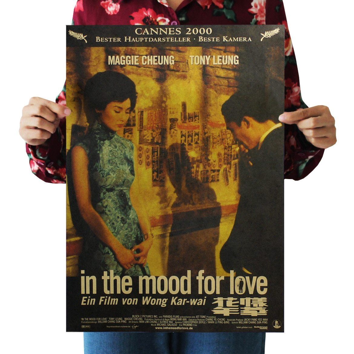 Movie In the Mood for Love Kraft Paper Poster Home Room Wall Decoration Painting Print