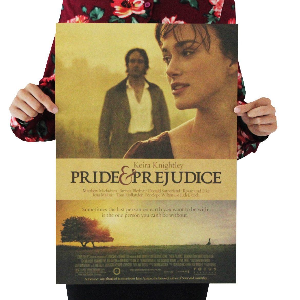 Movie Pride & Prejudice Kraft Paper Poster Home Room Wall Decoration Painting 50