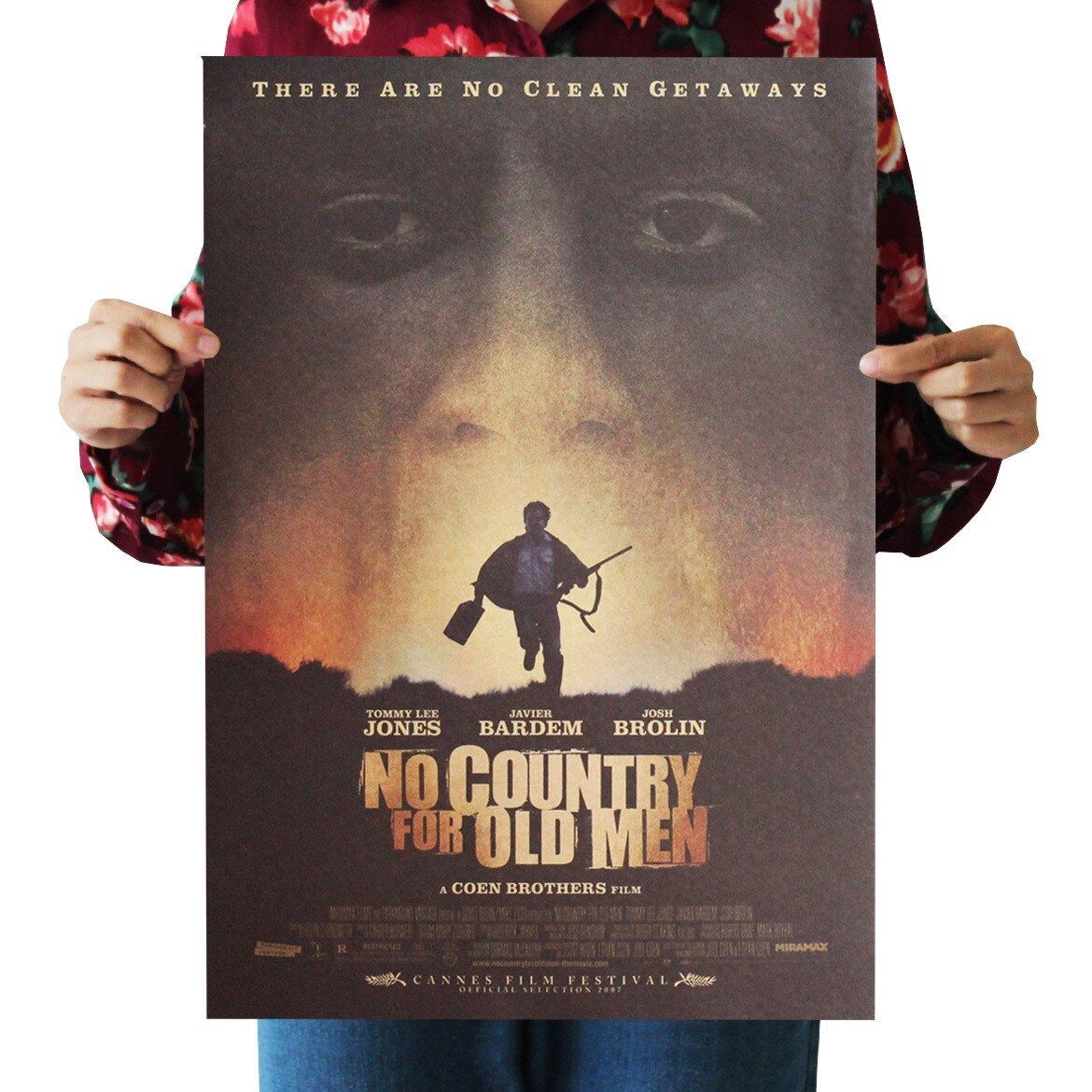 Movie no country for old men Kraft Paper Poster Home Wall Room Decoration Painti