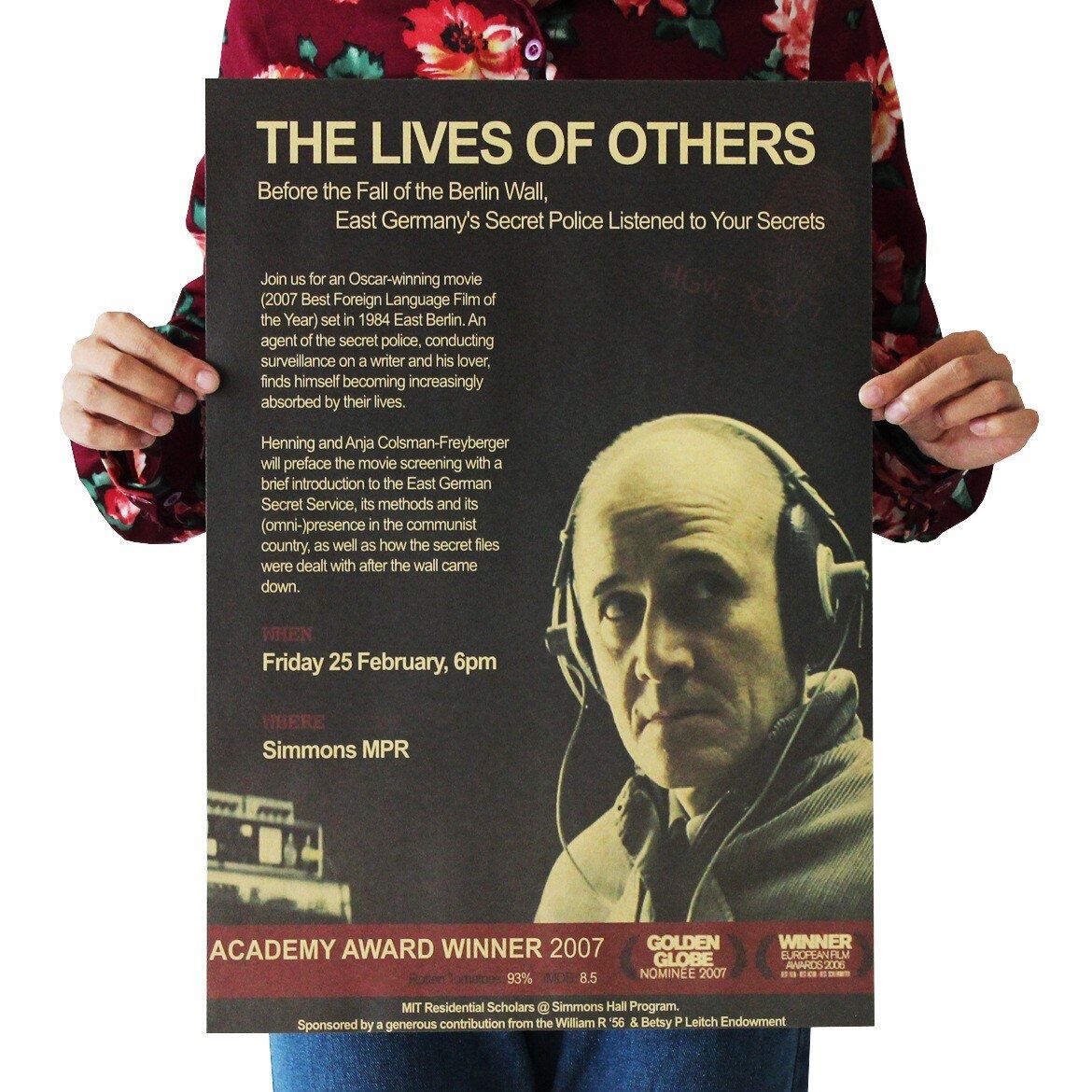 Movie The Lives of Others Kraft Paper Poster Home Room Wall Decoration Painting