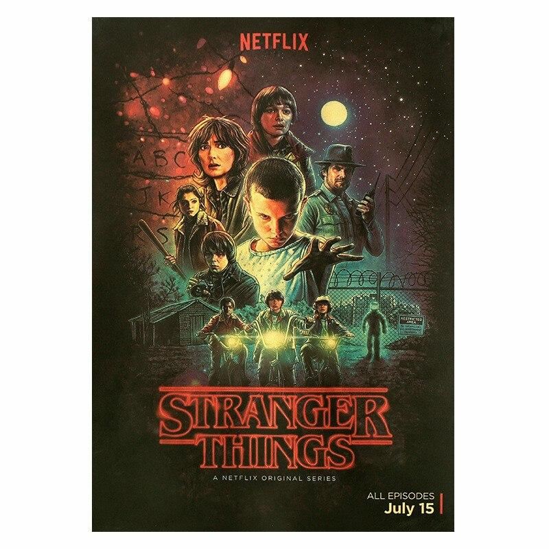 Movie Stranger Things Season 1 Kraft poster wall sticker home decor painting roo