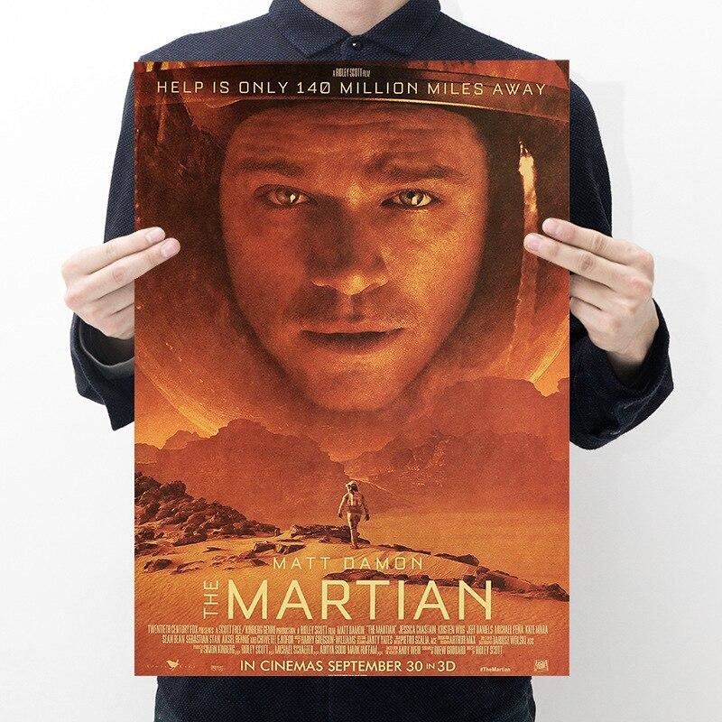 Movie The Martian Kraft Paper Poster Home Decoration Painting Wall Sticker 50.5x