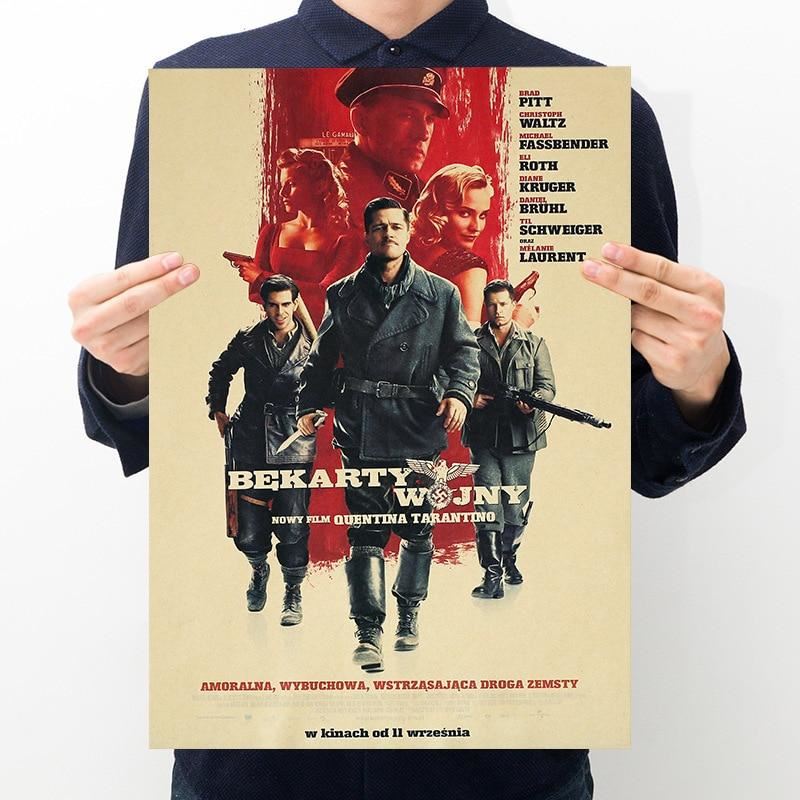 Movie shameless bastard retro kraft poster room restaurant decoration painting a