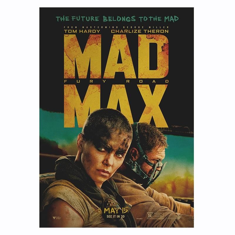 Movie Mad Max 4-Road to Fury Poster Retro Kraft Paper Poster Bar Room Decoration