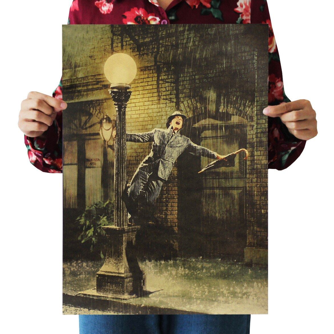 Movie Singin' in the Rain Kraft Paper Poster Home Room Wall Decoration Painting