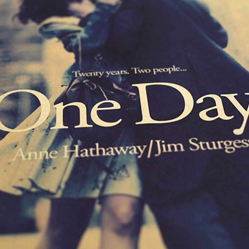 movie Oneday Kraft Paper Poster Home Room Bedroom Wall Decorative Painting Core