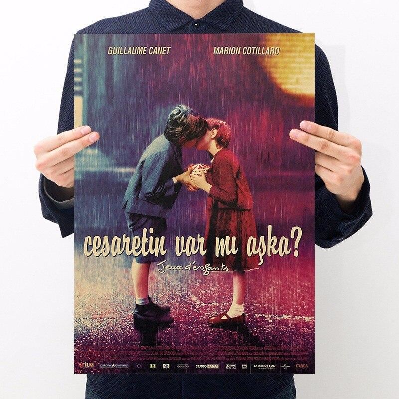 Movie Jeux d'enfants Kraft Paper Poster Home Room Decoration Bedroom wall art Print