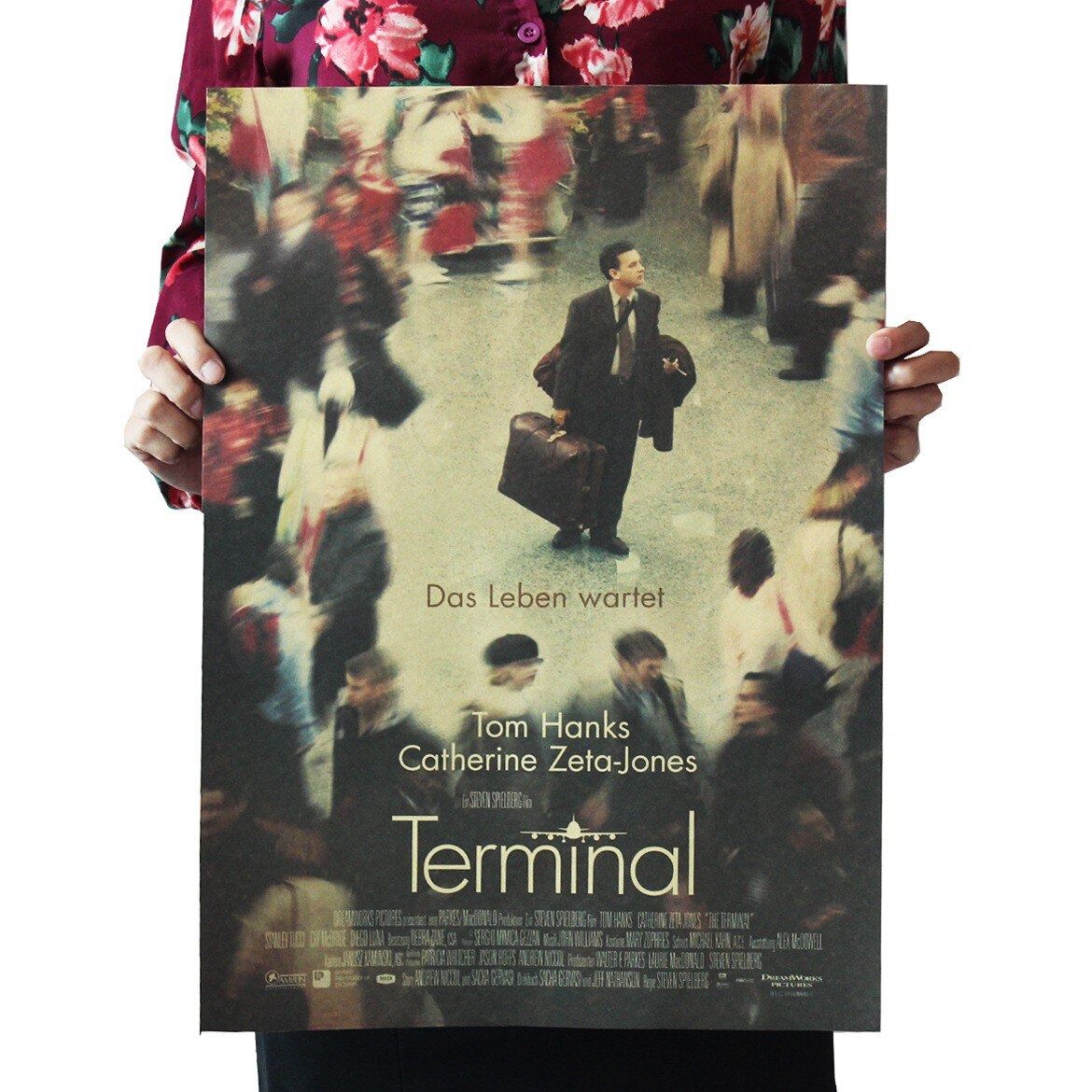 Movie The Terminal Kraft Paper Poster Home Wall Room Decoration Painting 50.5x35