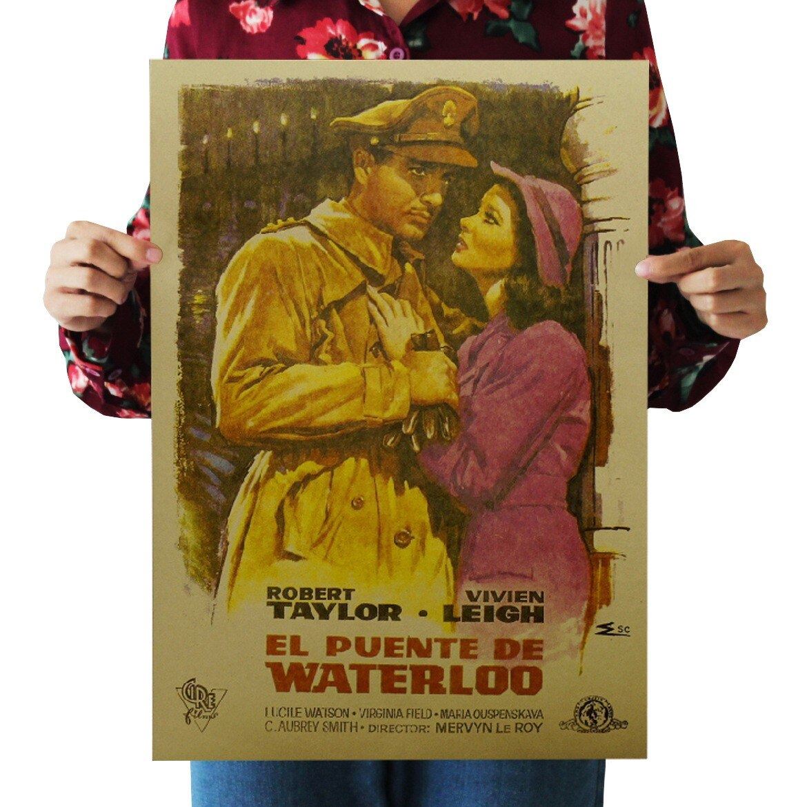 Movie Waterloo Bridge Kraft Paper Poster Home Room Wall Decoration Painting 50.5