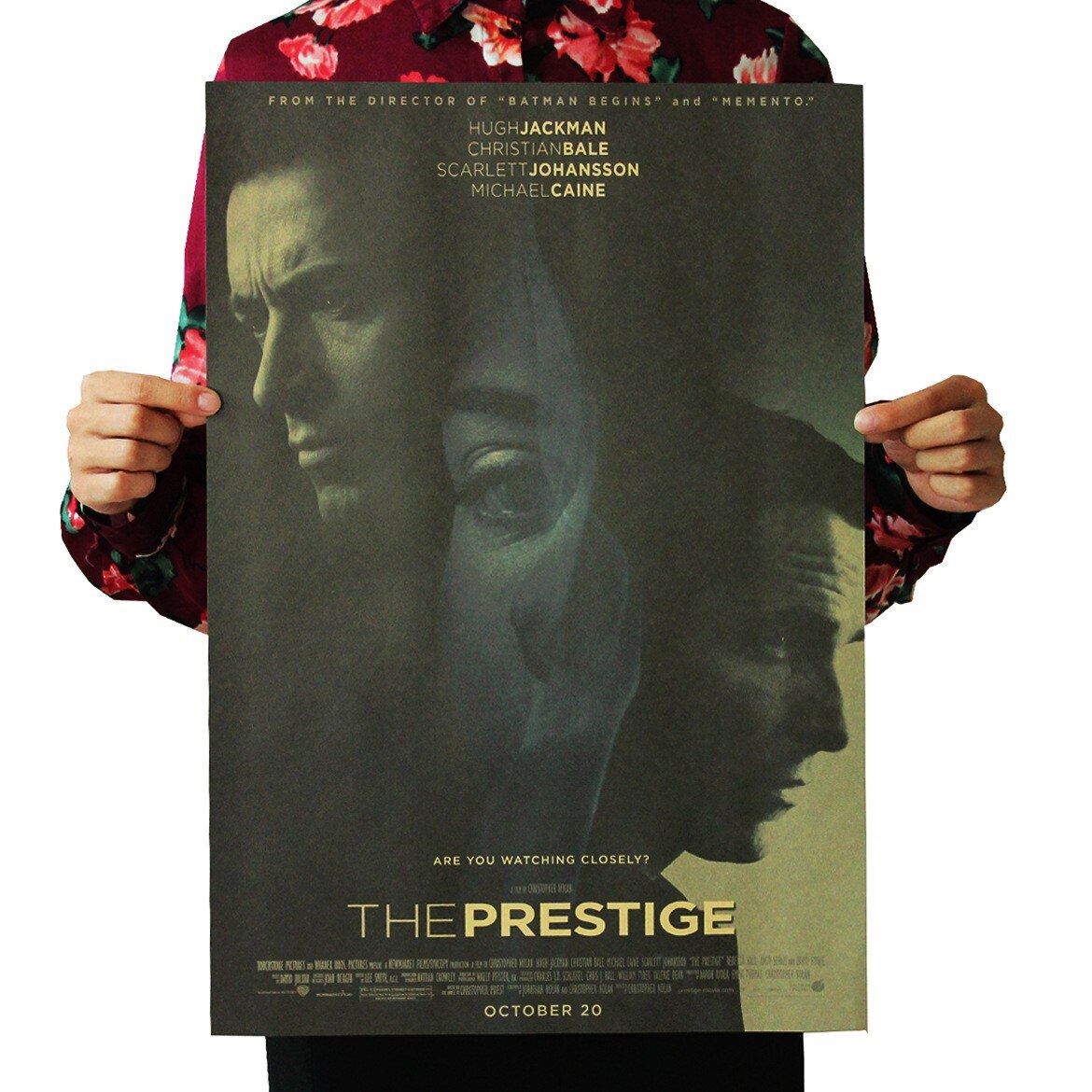Movie The Prestige Kraft Paper Poster Home Room Wall Decoration Painting