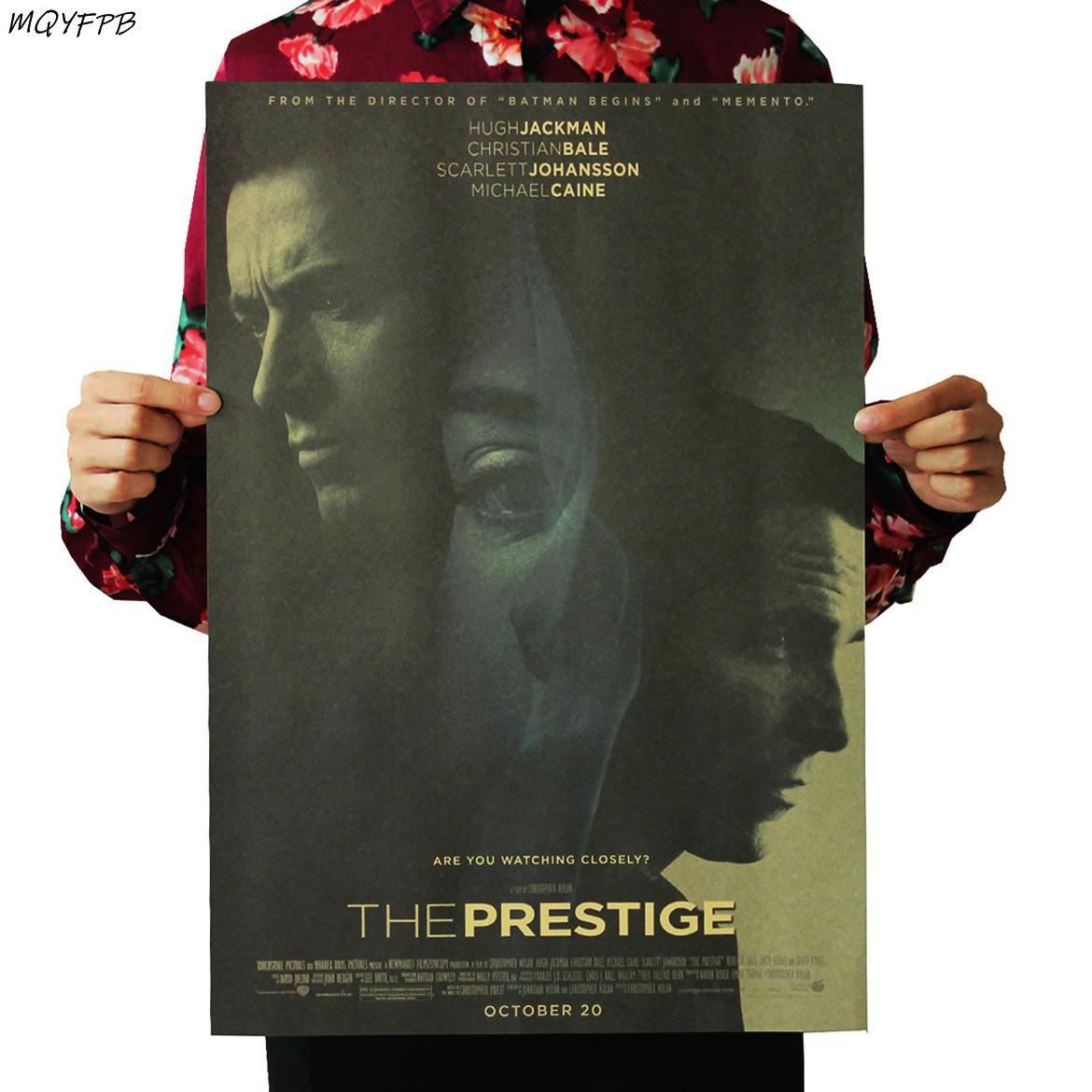 Movie The Prestige Kraft Paper Poster Home Room Wall Decoration Painting