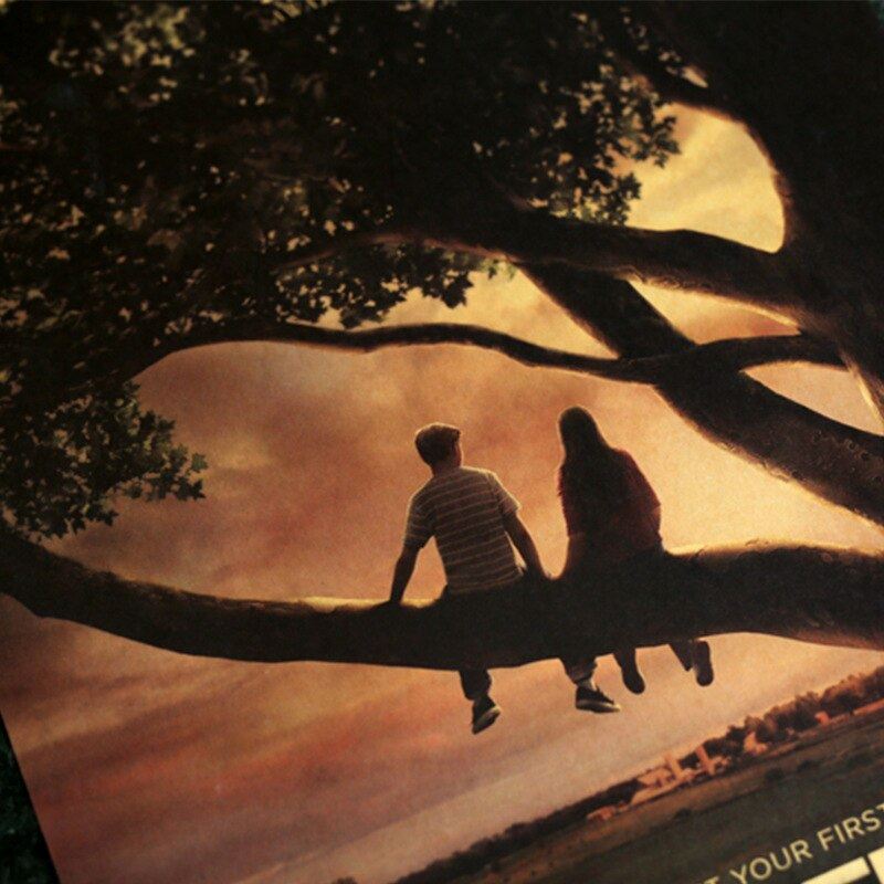 Movies stunning poster room decoration retro character kraft paper series bar ca