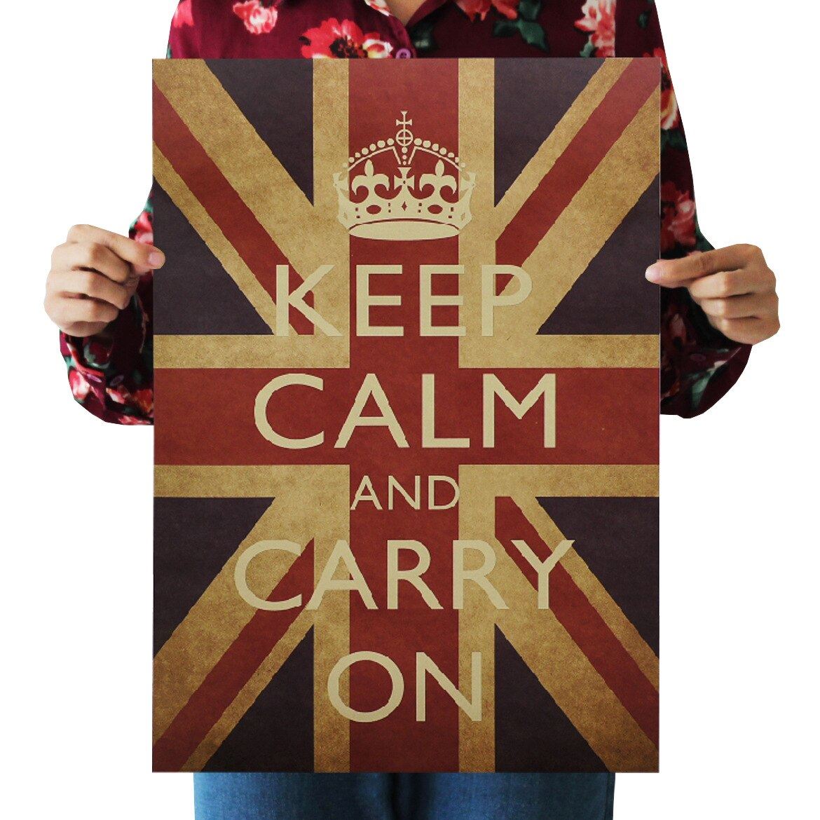 World War II Anti War Retro Kraft Paper Poster Home Decoration Painting Wall Sti