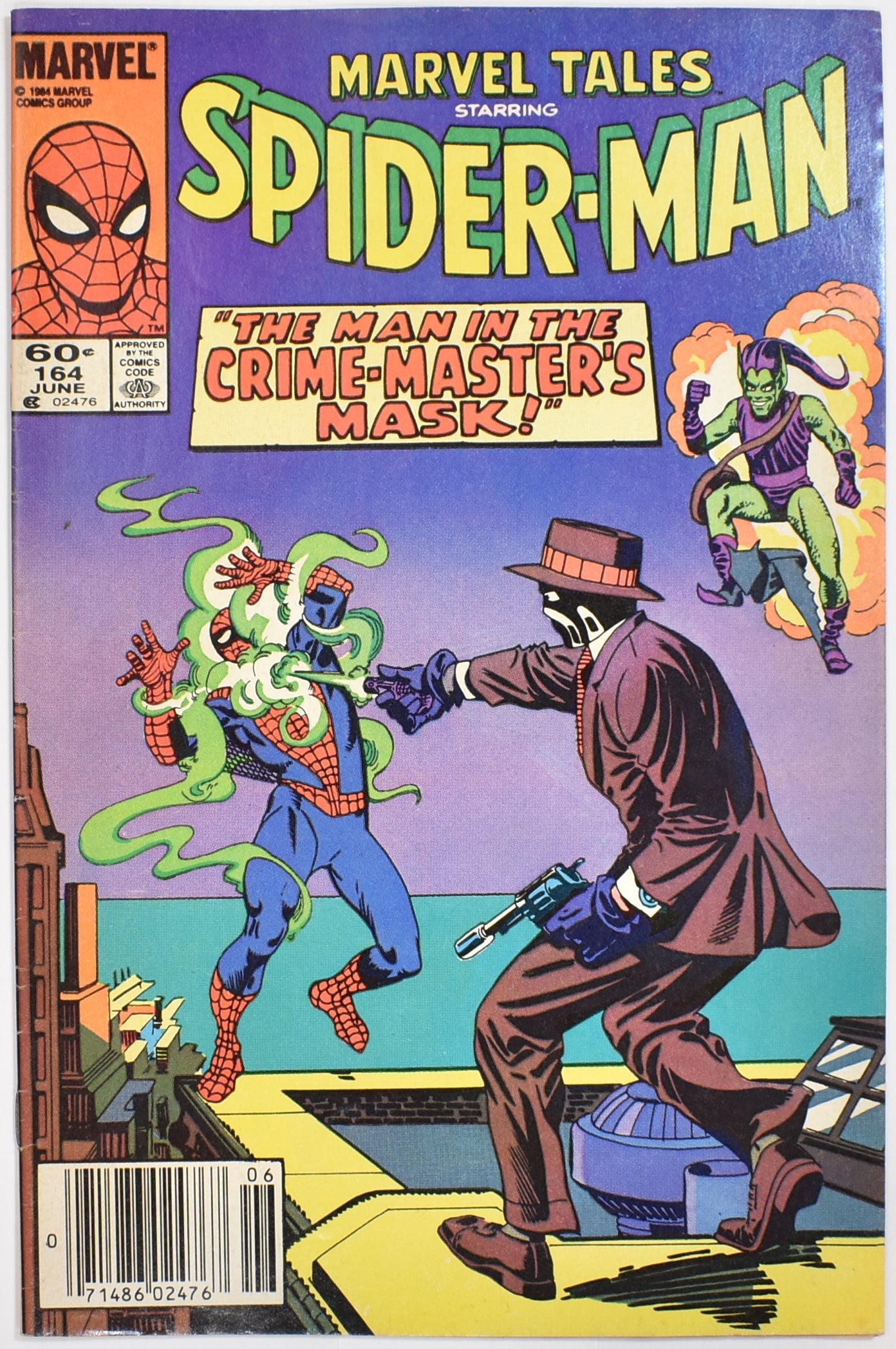 Marvel Tales Spider Man 164 Comic book Crime Master Mask Marvel