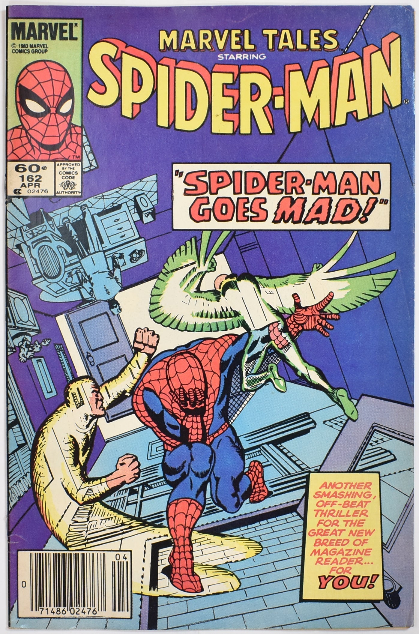 Marvel Tales Spider Man 162 Spider Man Goes Mad Comic Book