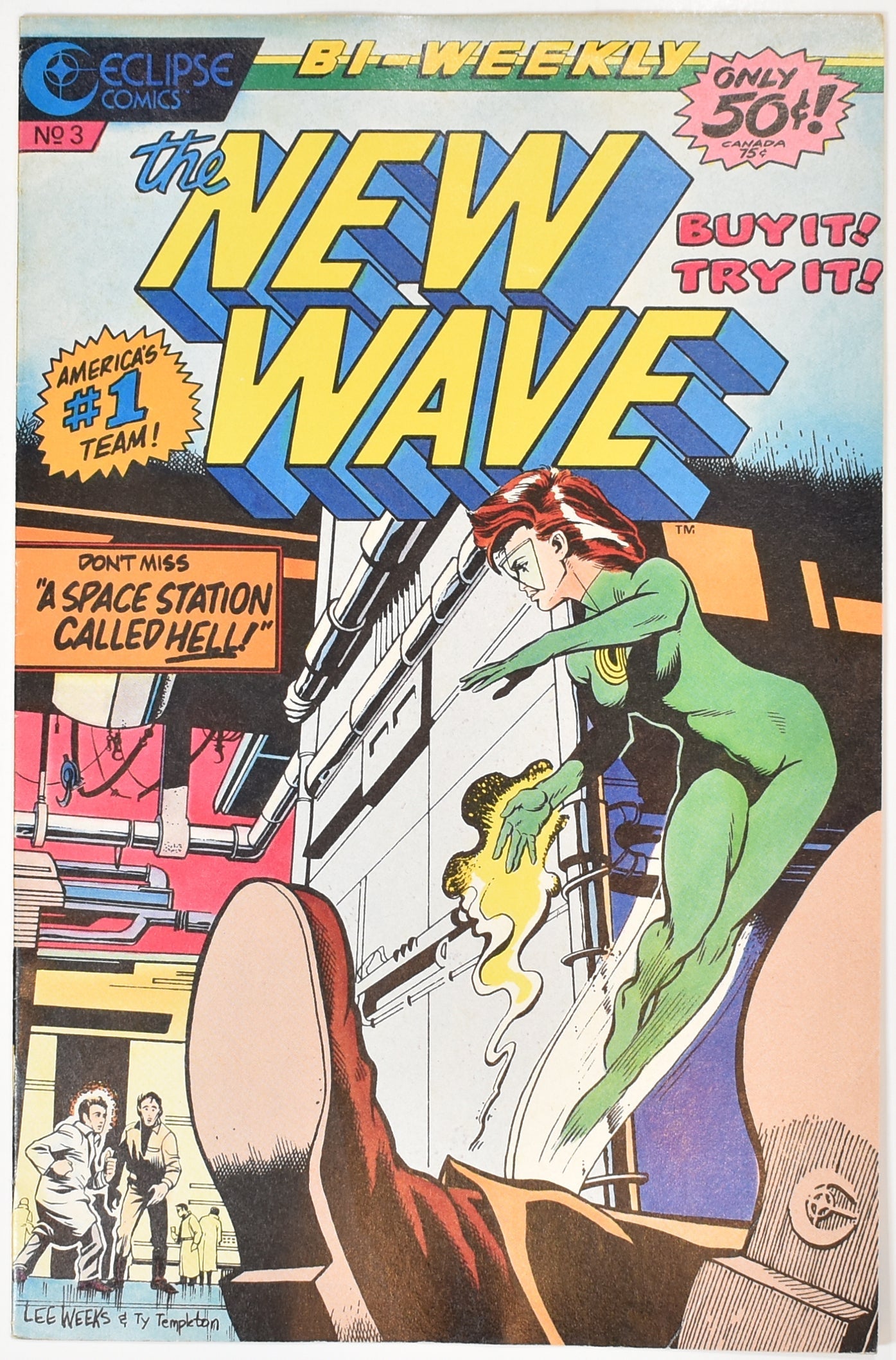The New Wave Comic Book No.3 Eclipse Comics BI Weekly 1986