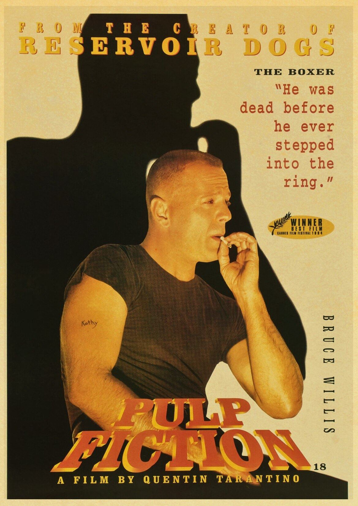Pulp Fiction Retro Printed Movie Poster Collection X12