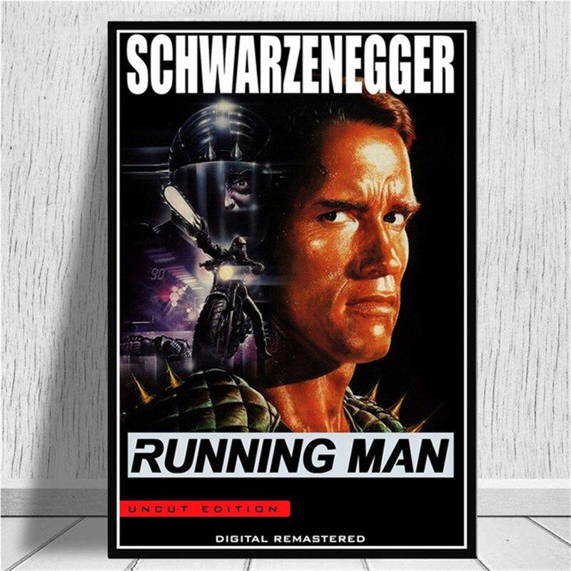 Monster Movie Hot Arnold Schwarzenegger The Predator Art Poster and Print 12x16