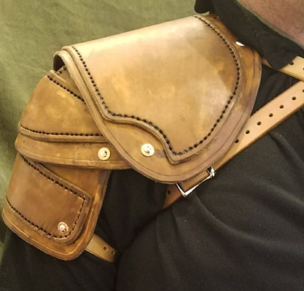 Men Medieval Steampunk Shoulder Armor PU Leather Body Chest Harness Belt Cosplay