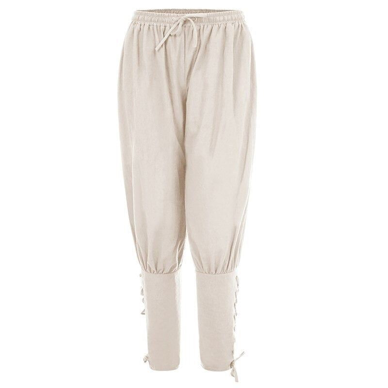 Medieval Costume Knight Cosplay 2022 News Men Haroun Joggers Vintage Pants Samur