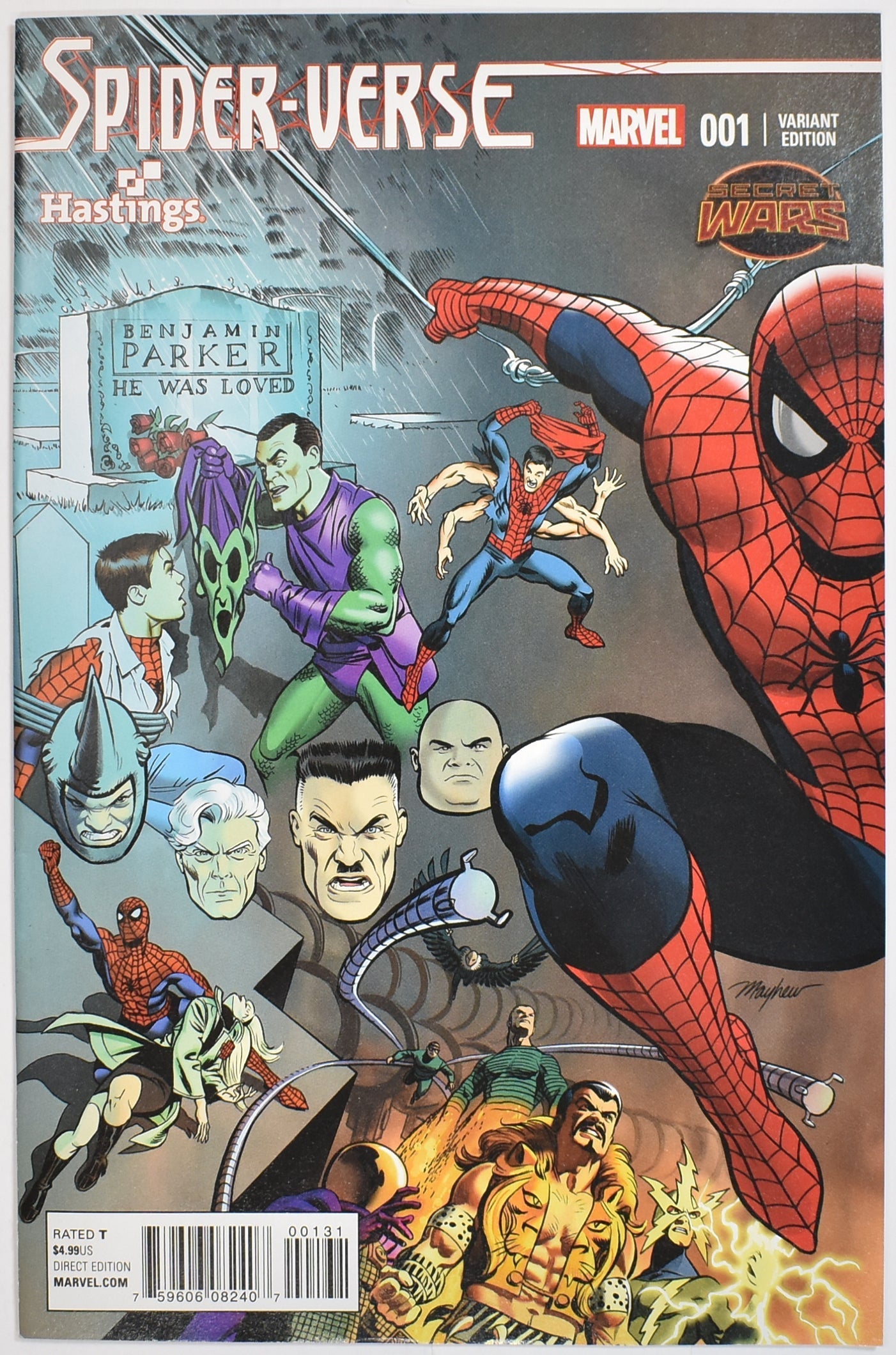 Spider Man Verse Hastings Exclusive 001 Variant Edition Marvel Comics
