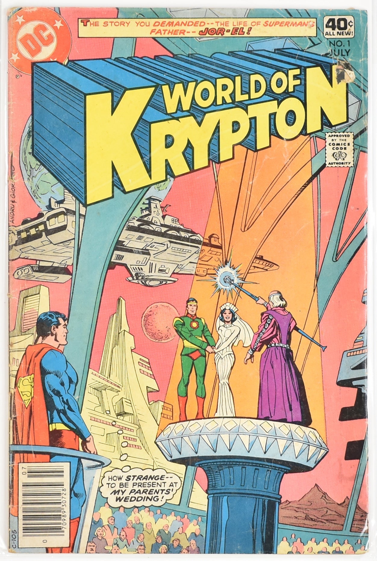 World of Krypton No. 1 July Dc Comics Comic Book Superman