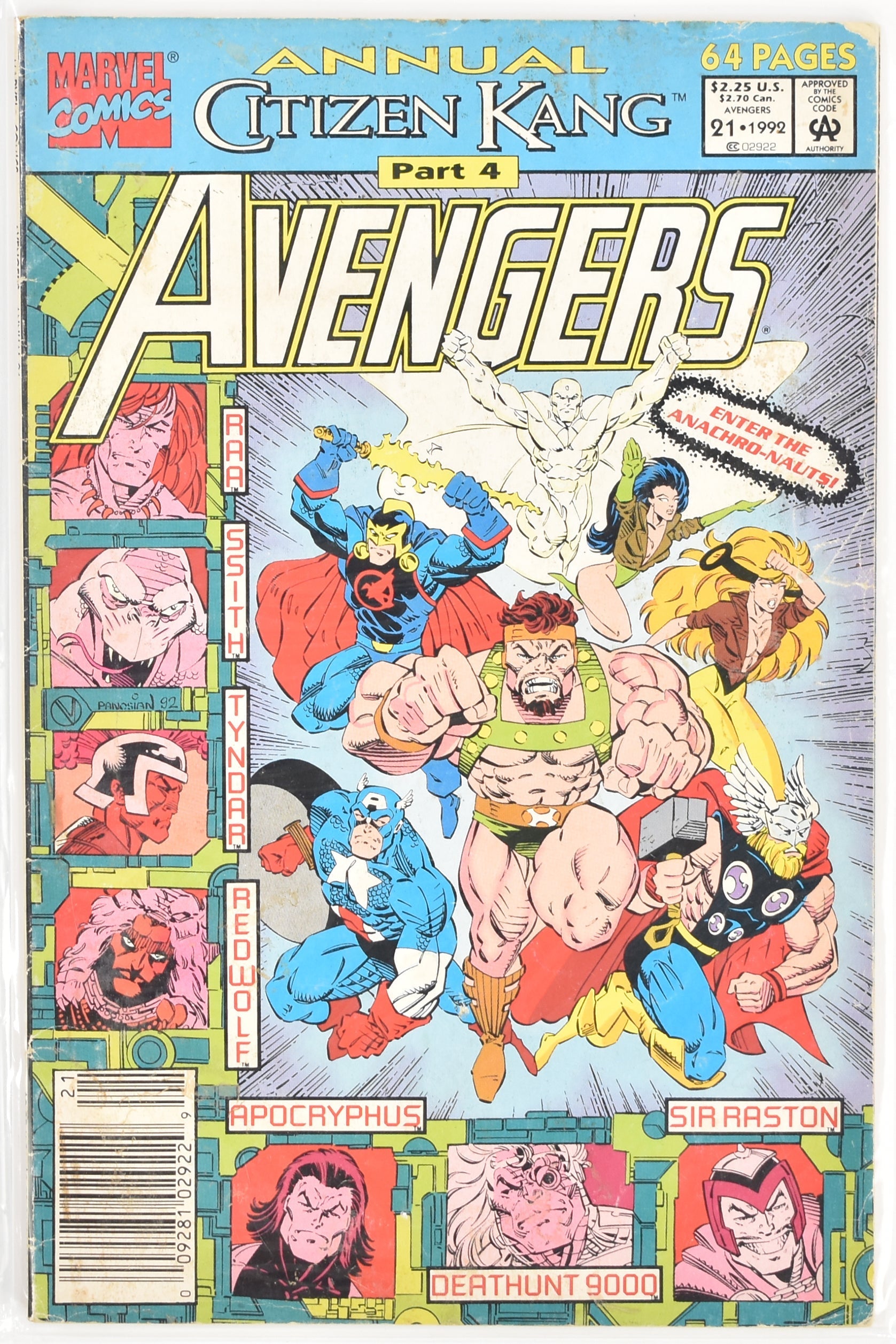 Avengers Part 4 Citizen Kane 21 1992 Comic Books Marvel Comics Comic Book