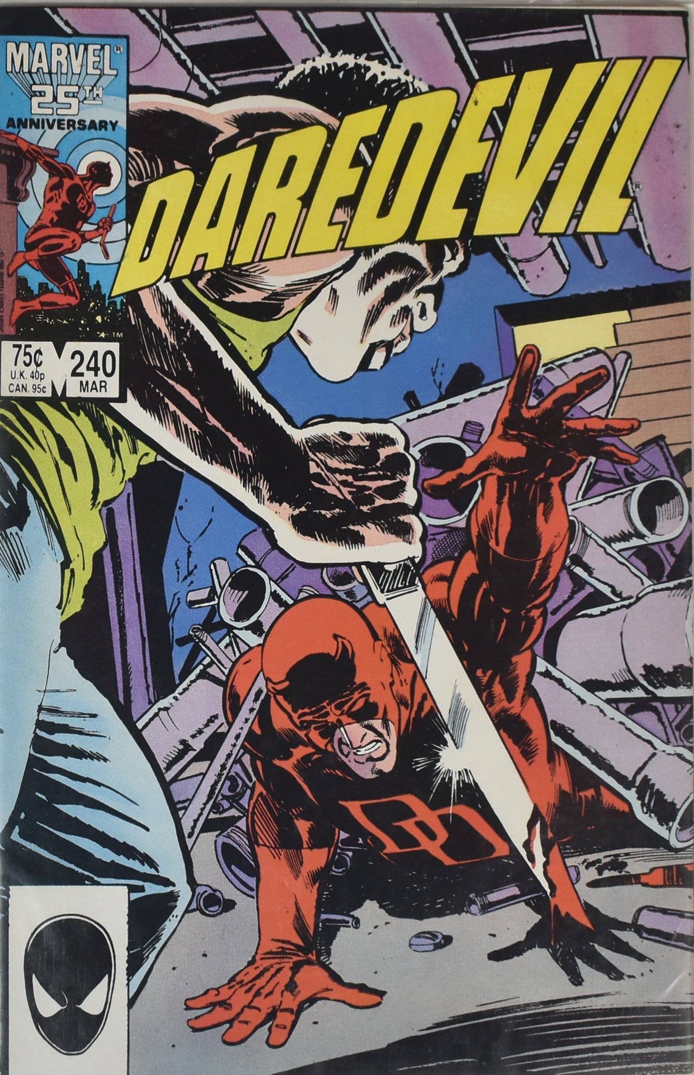 Daredevil 240 Comic Book Marvel Comics