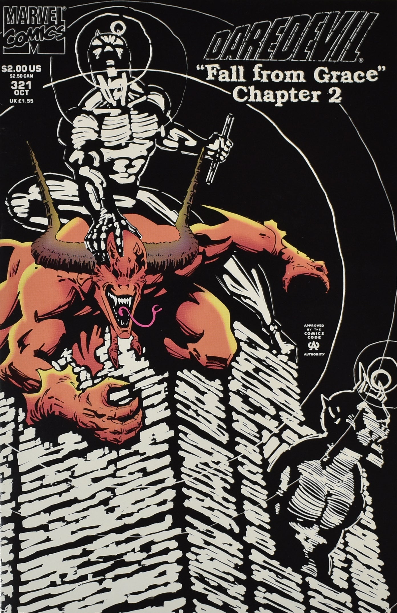 Daredevil 321 Fall From Grace Chapter 2 Marvel Comics Comic Book