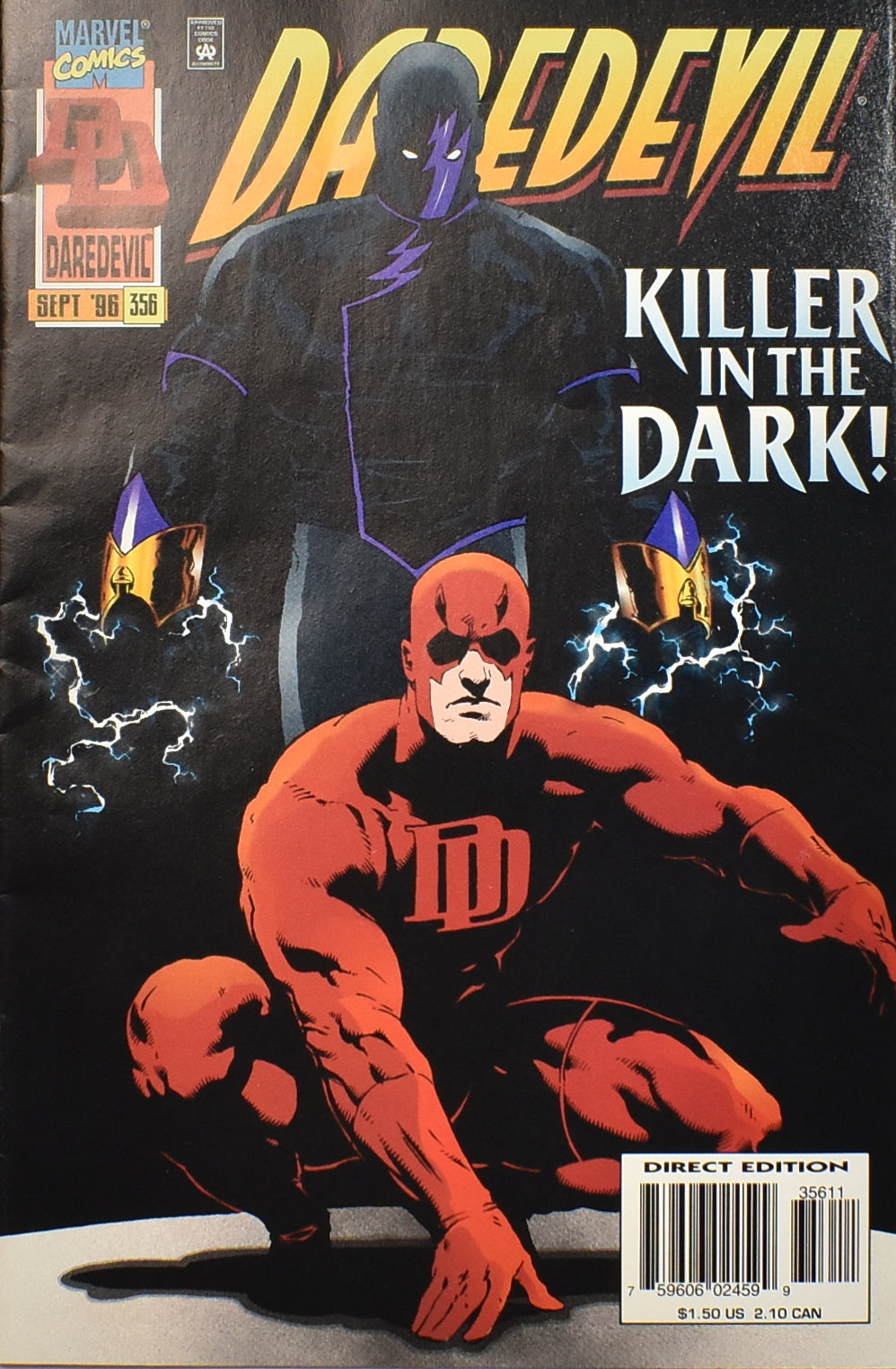 Daredevil 356 Dc Comics Killer in the Dark