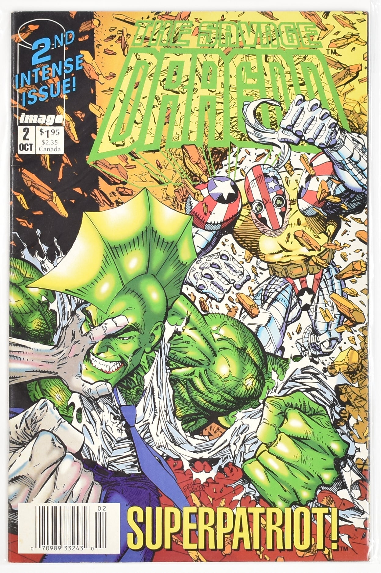 The Savage Dragon Enter Superptriot 2nd Intense issue 2 oct image comics