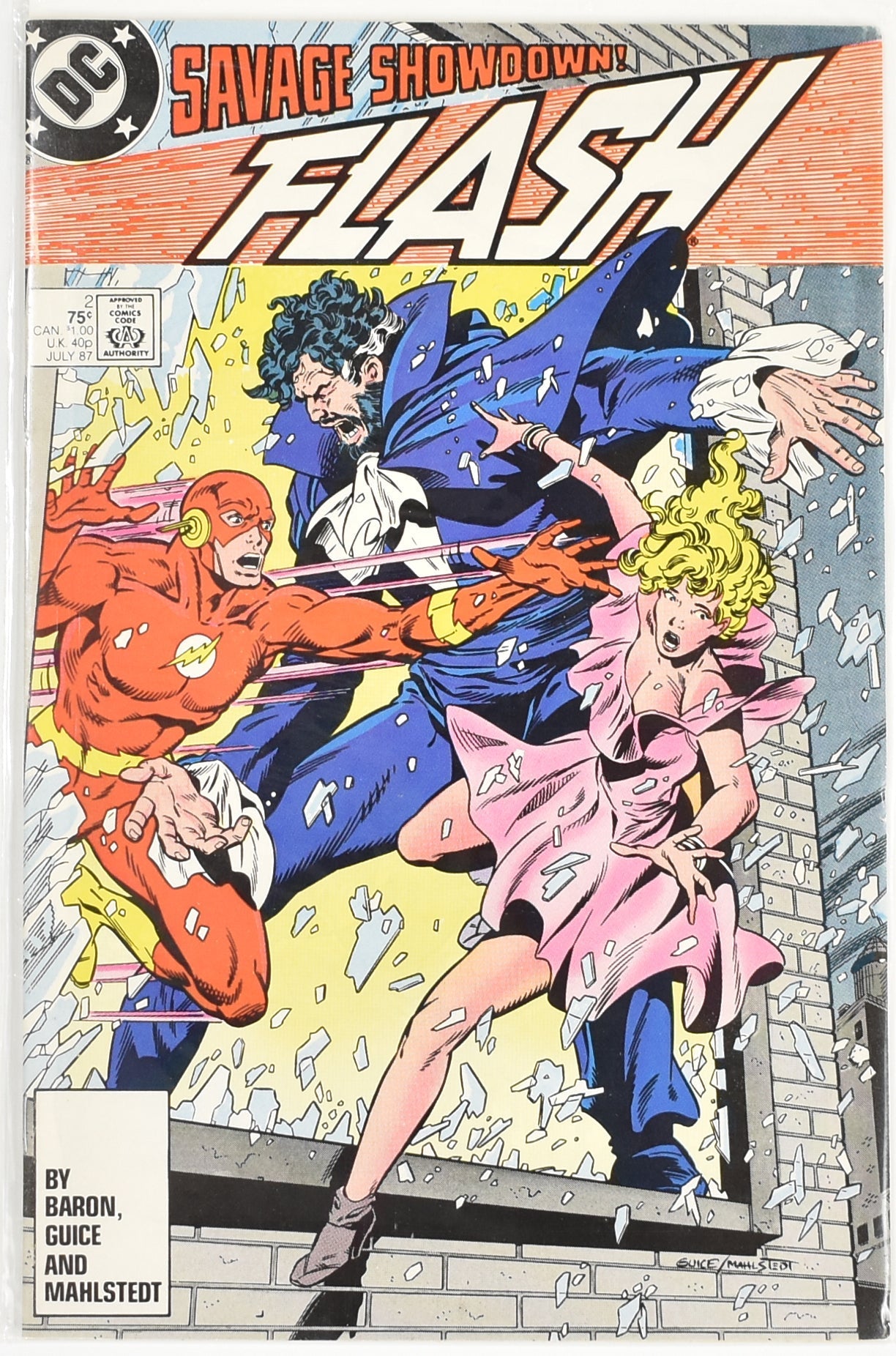 Flash 2 Savage Showdown Dc Comics Comic Book July 1987