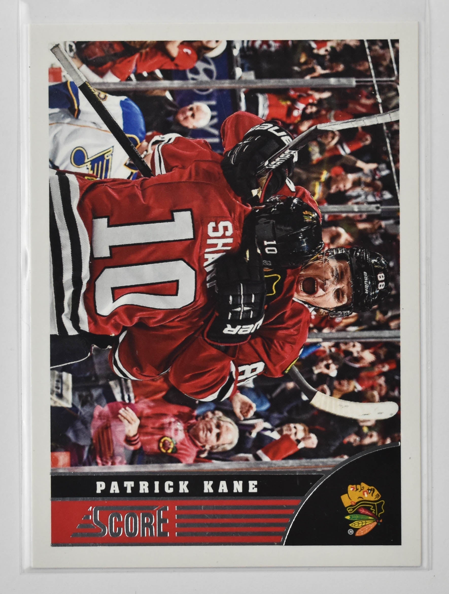 Patrick Kane Score Chicago Blackhawks Hock Card