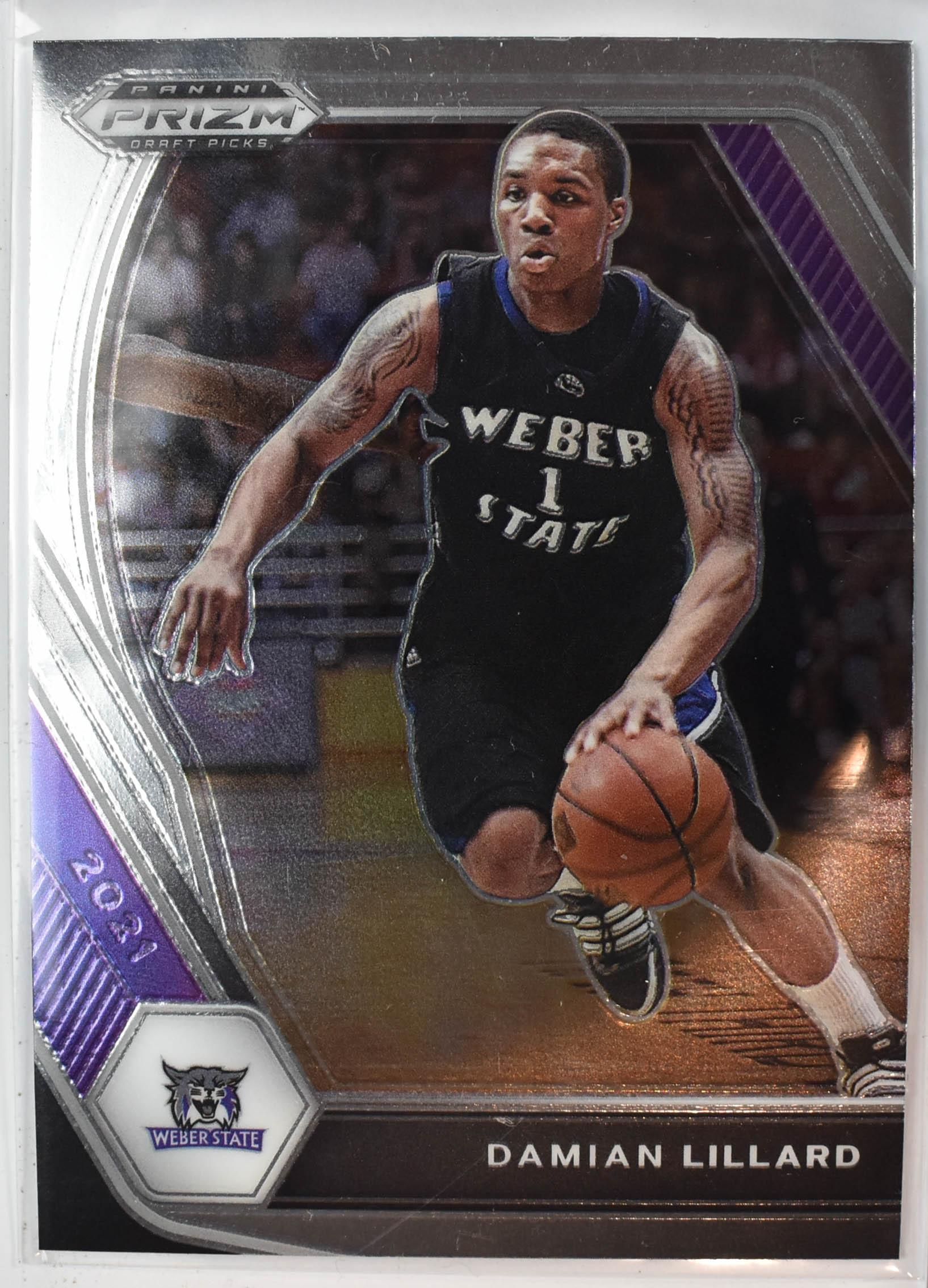 Panini Prizm Draft Picks 2021 Draft Picks Damian Lillard 83 Rookie