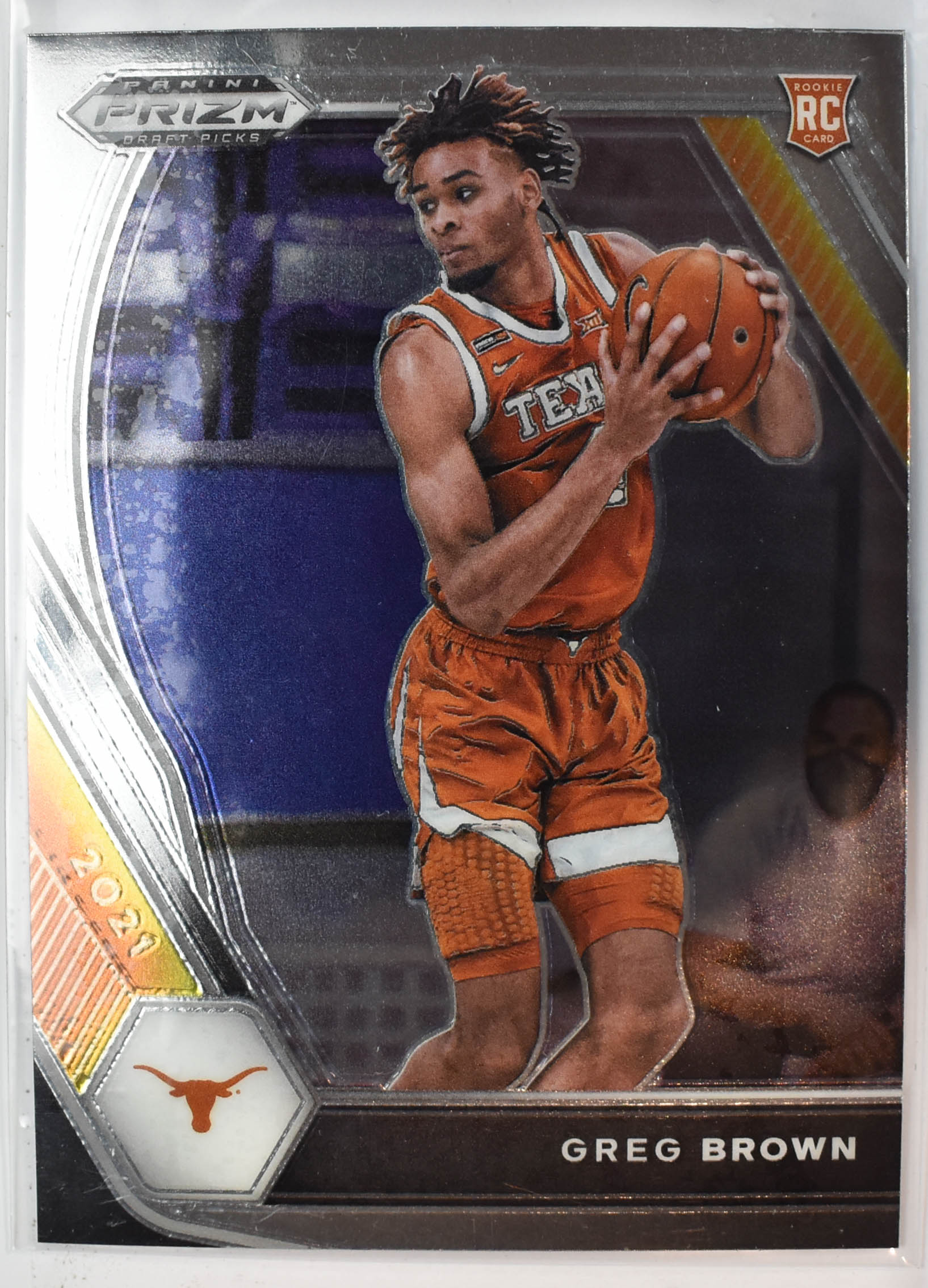 Panini Prizm Draft Picks 2021 Draft Picks Greg Brown 27 Rookie