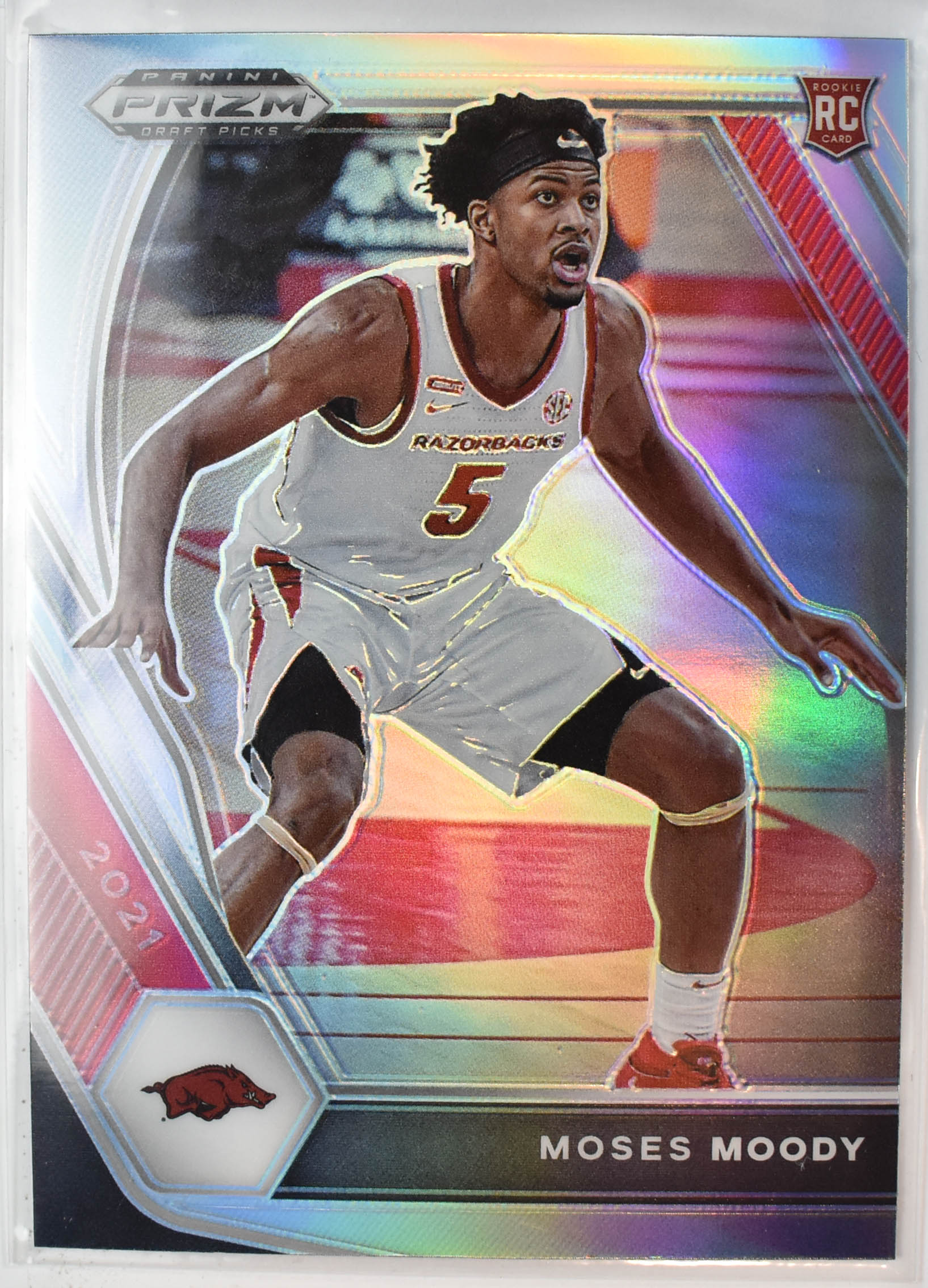 Panini Prizm Draft Picks 2021 Draft Picks Moses Moody 11 Rookie