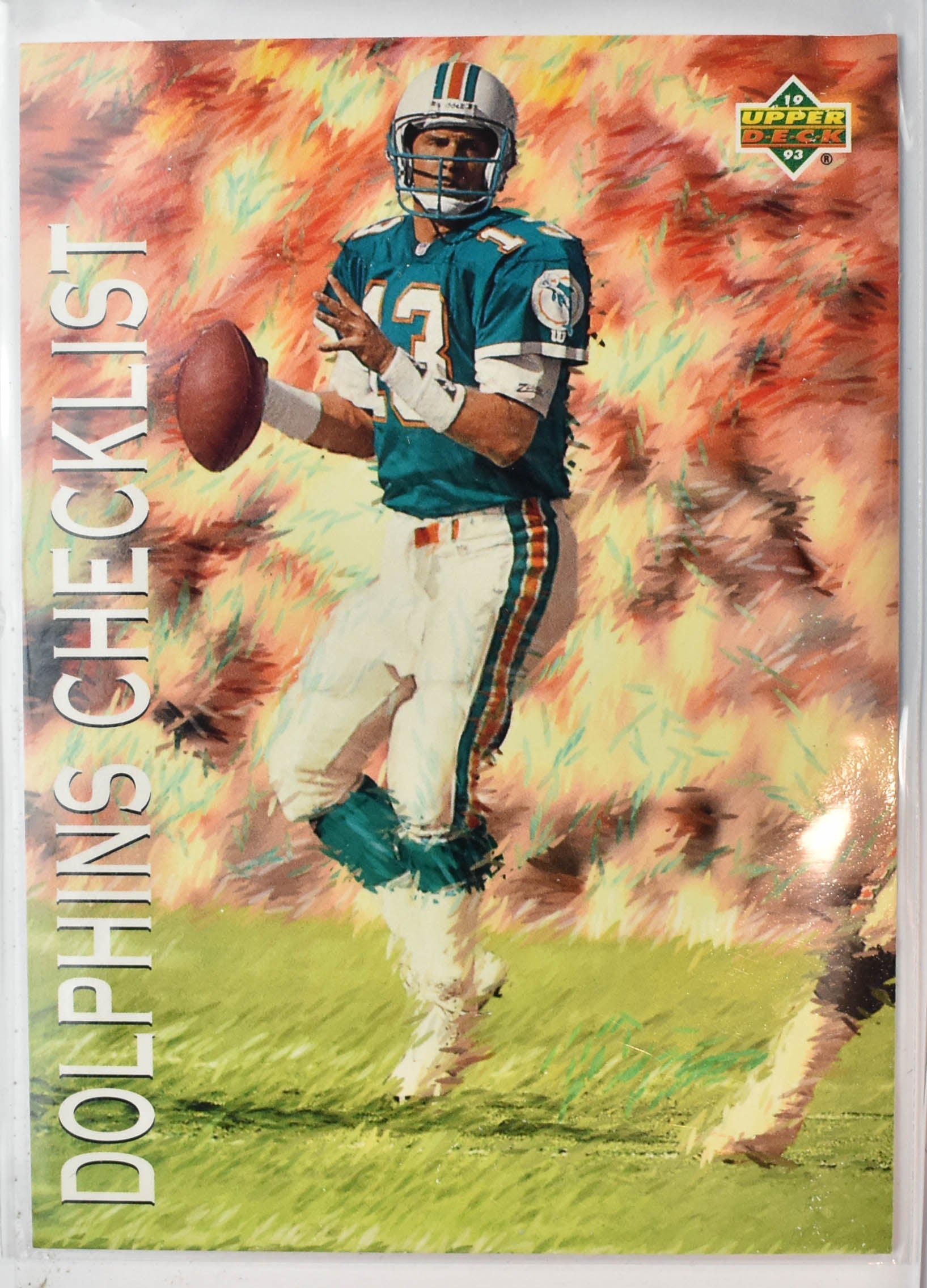 Miami Dolphins 74 Checklist Dan Marino Upper Deck