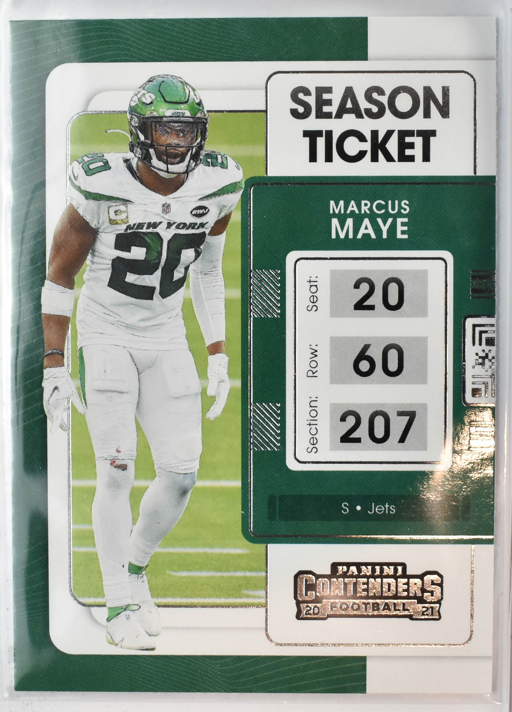 Marcus Maye 77 Panini Contenders 2021