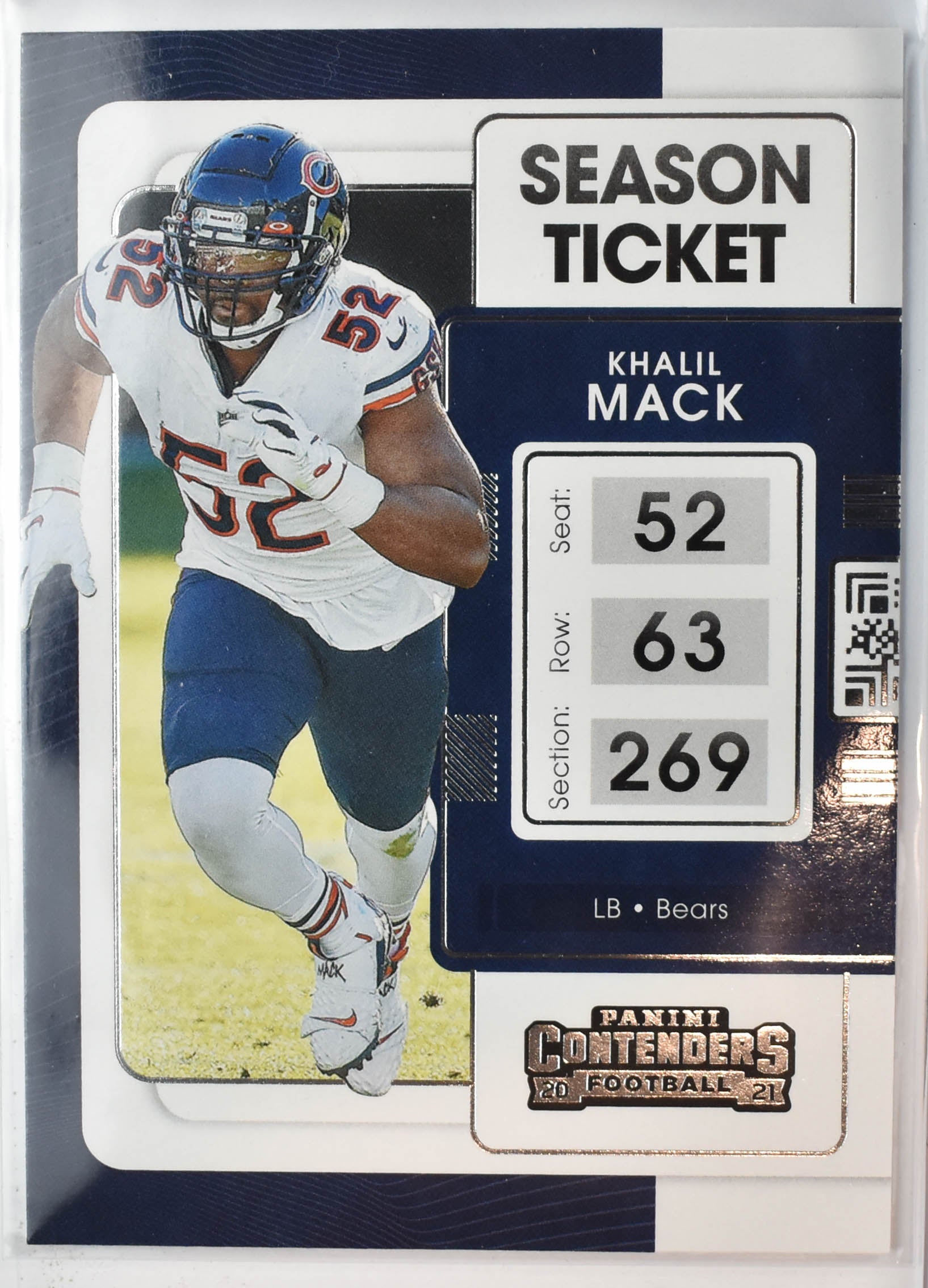Khalil Mack 16 Panini Contenders 2021