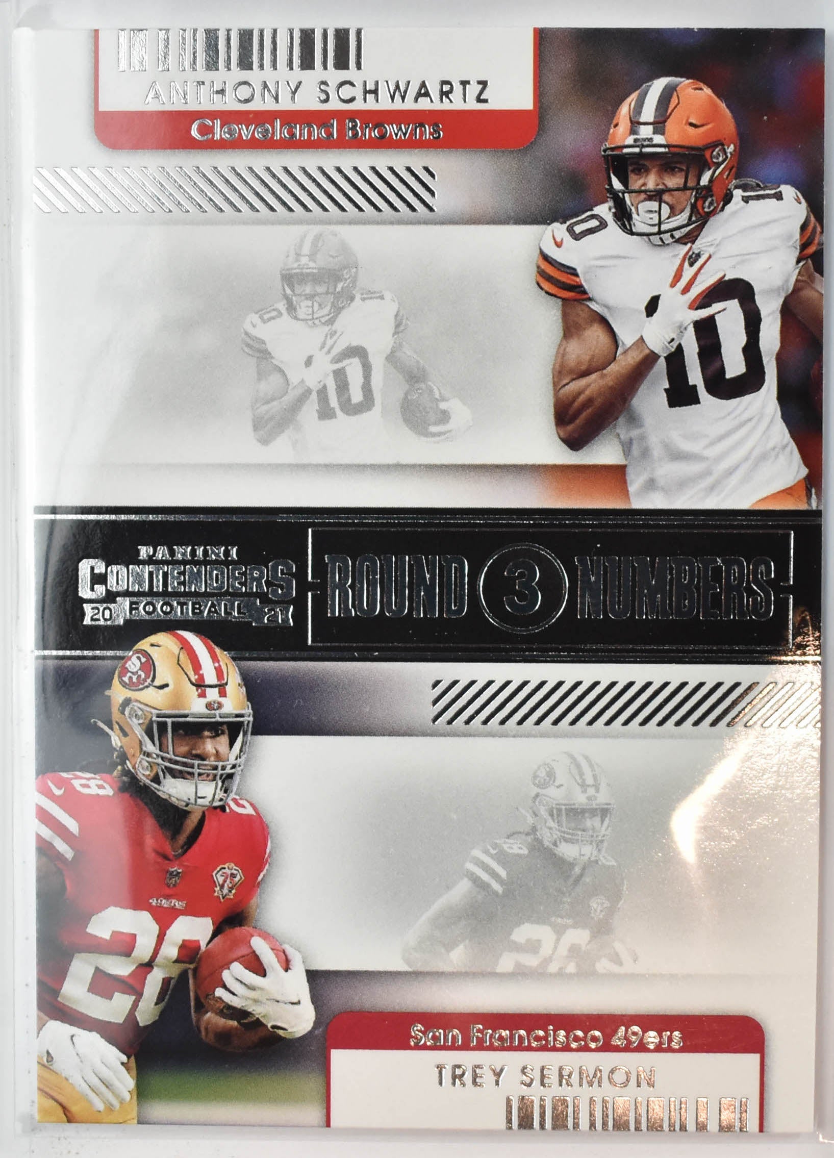 Trey Sermon Anthony Schwartz RN-ASC Panini 2021 Contenders