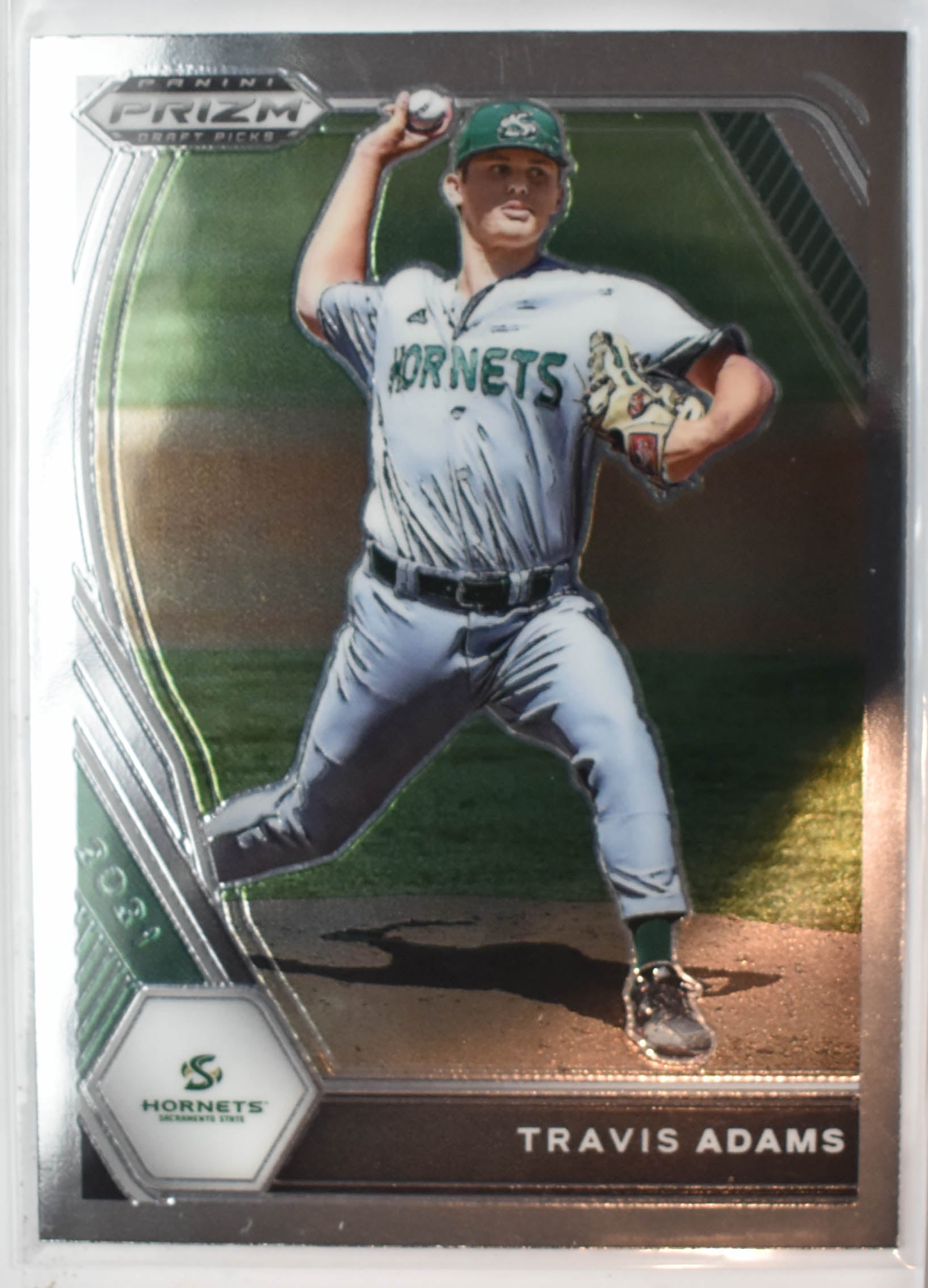 Travis Adams PDP 189 Panini Prizm Draft Picks Baseball 2021
