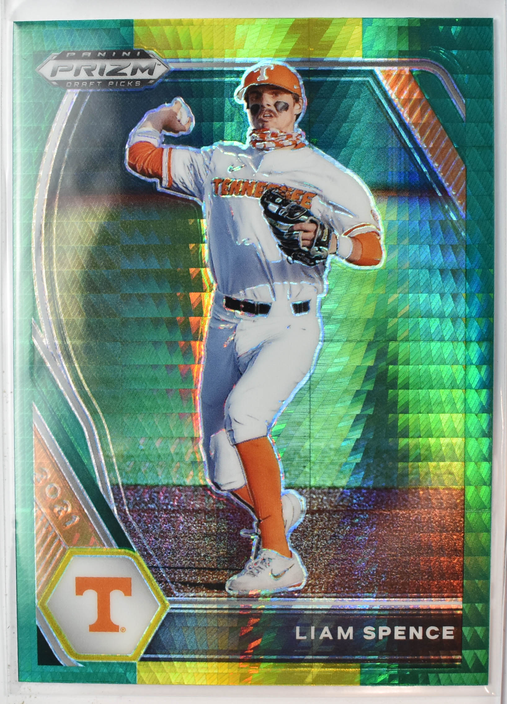 Liam Spence PDP154 Panini Prizm Draft Picks Baseball 2021