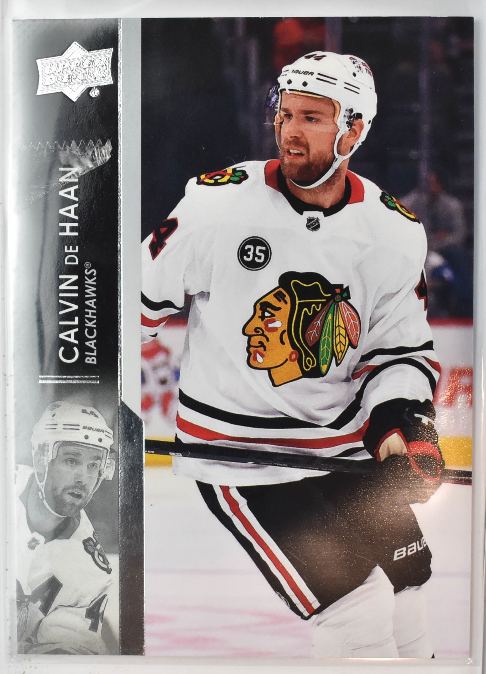 Calvin DeHaan 290 Upper Deck2022 Series 2 Hockey Blackhawks
